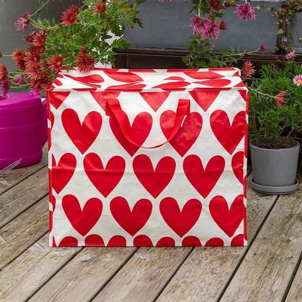 Iš perdirbto plastiko spintos daiktadėžė 58x28x48 cm Hearts – Rex London-image-1