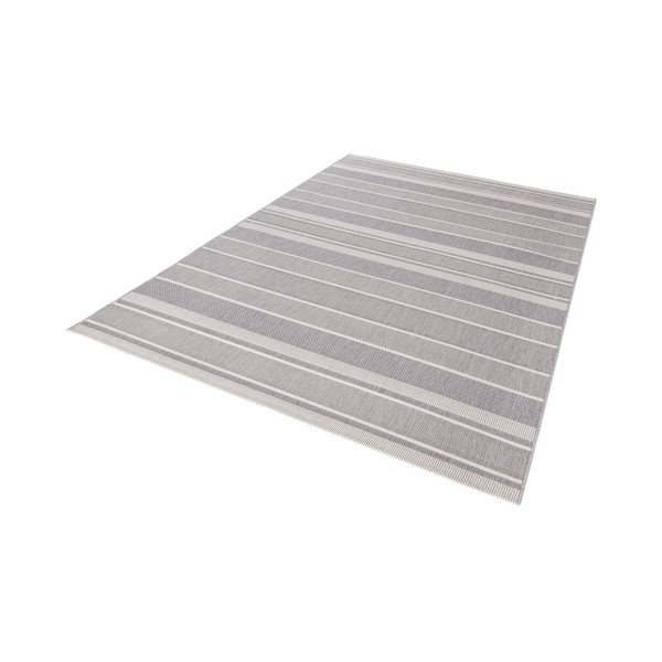 Pilkas lauko kilimas NORTHRUGS Strap, 200 x 290 cm-image-1