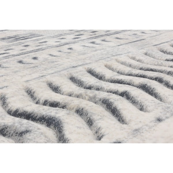 Kilimas iš vilnos baltos spalvos 170x240 cm Masi – Agnella-image-3