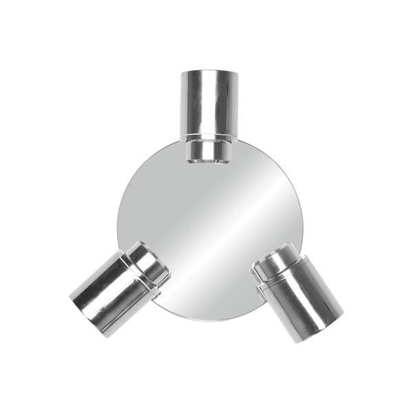 Blizgaus sidabro spalvos metalinis prožektorius Angelo - Trio-image-3