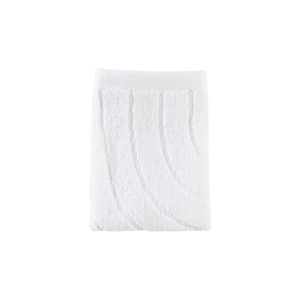 Baltos spalvos iš frote audinio iš medvilnės rankšluostis 30x30 cm Time – Zone