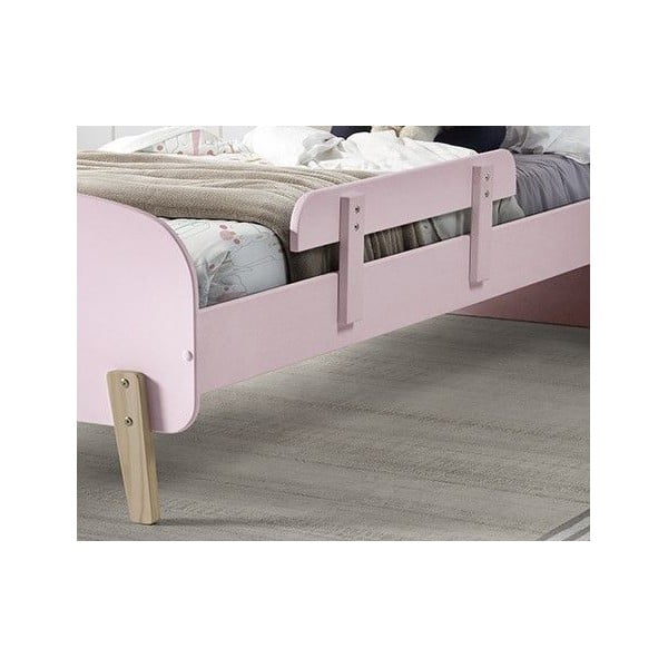 Rožinis Vipack Kiddy vaikiškų lovyčių barjeras-image-1
