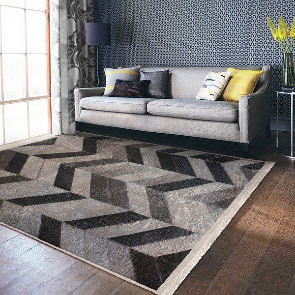 Pilkas kilimas 80x150 cm - Mila Home-image-1