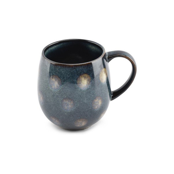 Mėlynos spalvos iš molio puodelis 430 ml Muggies – Salt&Pepper-image-2