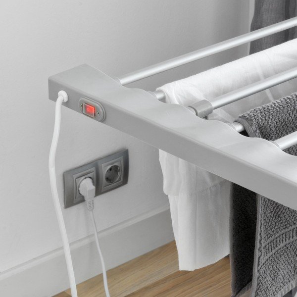 InnovaGoods Clotheshorse pilka sulankstoma elektrinė drabužių džiovyklė-image-1