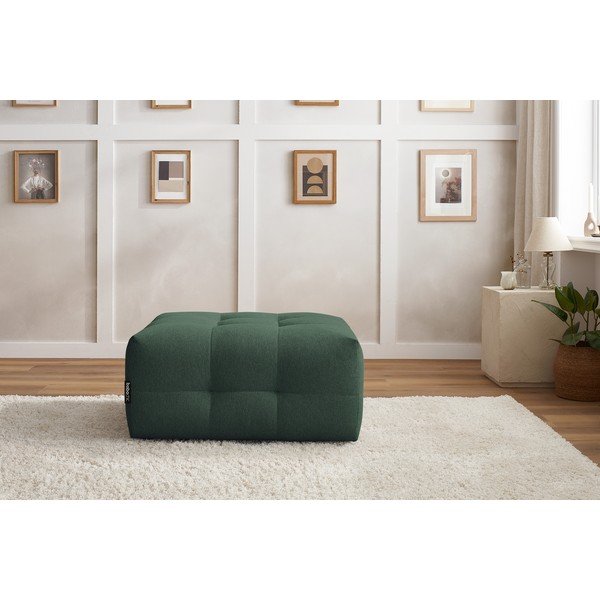 Tamsiai žalios spalvos modulinės sofos dalis Kleber - Bobochic Paris-image-4