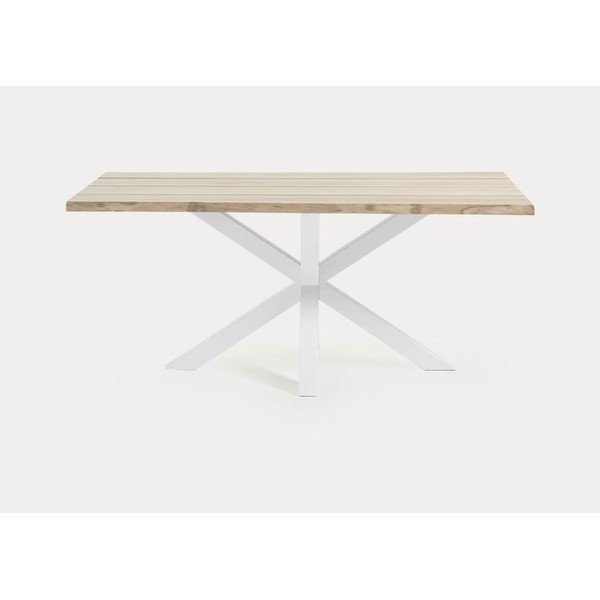 Valgomojo stalas su ąžuolo dekoro stalviršiu 90x160 cm Argo – Kave Home-image-1