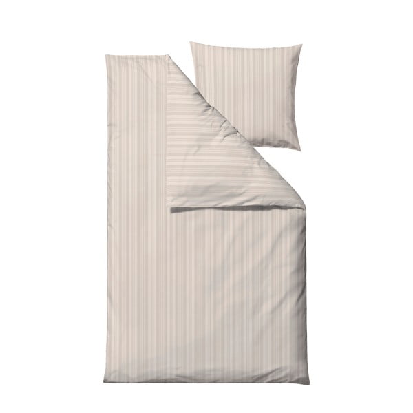 Iš damasko viengulė patalynė smėlio spalvos 140x200 cm Noble – Södahl