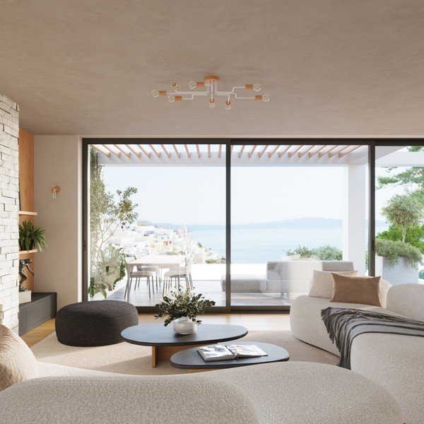 Lubinis šviestuvas natūralios spalvos 58x75 cm Dazzle – Sollux-image-3