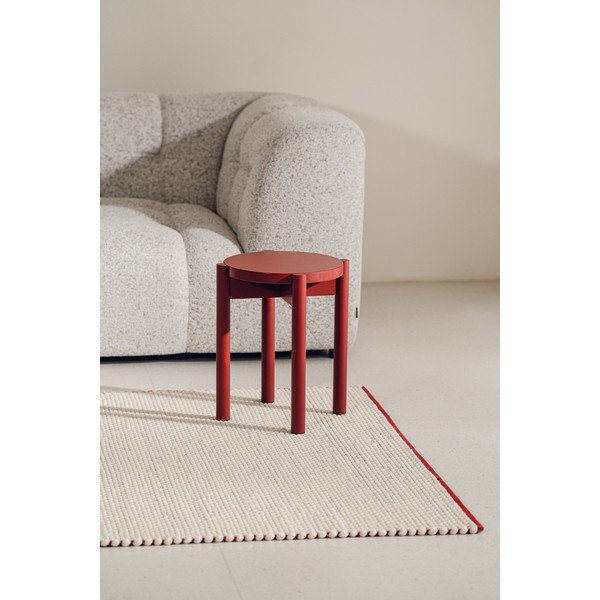 Raudonos spalvos iš buko masyvo taburetė Hopp – noo.ma-image-1