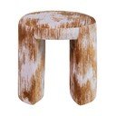 Rudos spalvos iš audinio taburetė Charlie – WOOOD