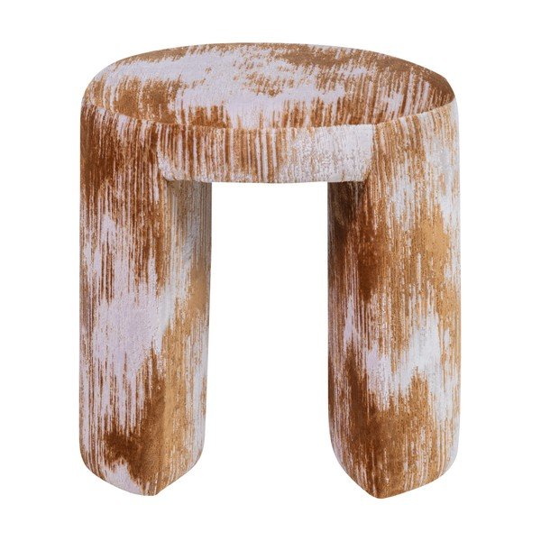 Rudos spalvos iš audinio taburetė Charlie – WOOOD