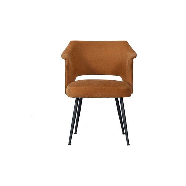 Valgomojo kėdės iš aksomo ochros spalvos 2 vnt. Sits – Basiclabel -image-2