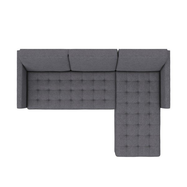 Sulankstoma kampinė sofa pilkos spalvos Presley – Støraa-image-4