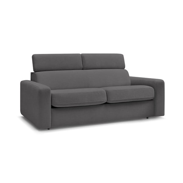 Sulankstoma sofa tamsiai pilkos spalvos 195 cm Monaco – Bobochic Paris-image-1
