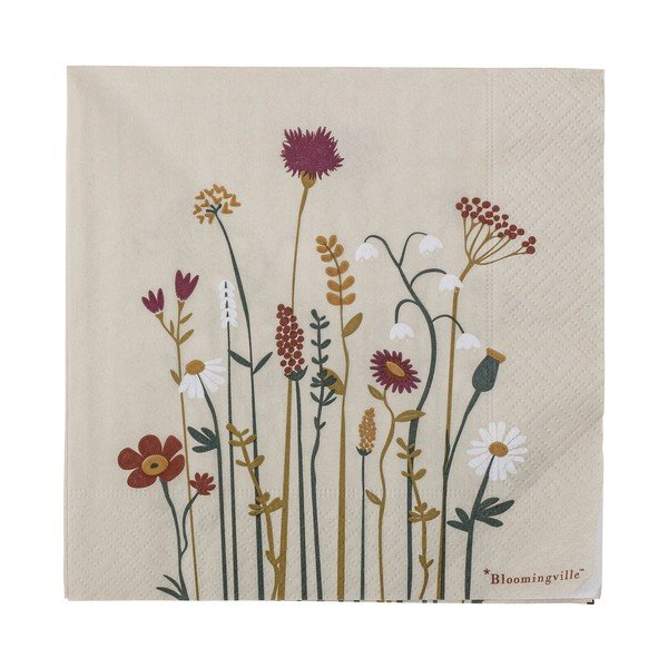 Iš popieriaus servetėlės 20 vnt. 33x33 cm Paige – Bloomingville