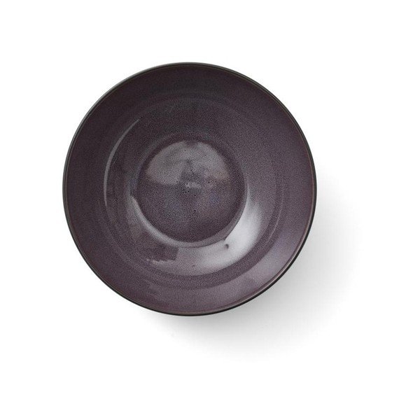 Juodos spalvos akmens masės salotinė su violetine vidine glazūra Bitz Mensa, ⌀ 30 cm-image-4