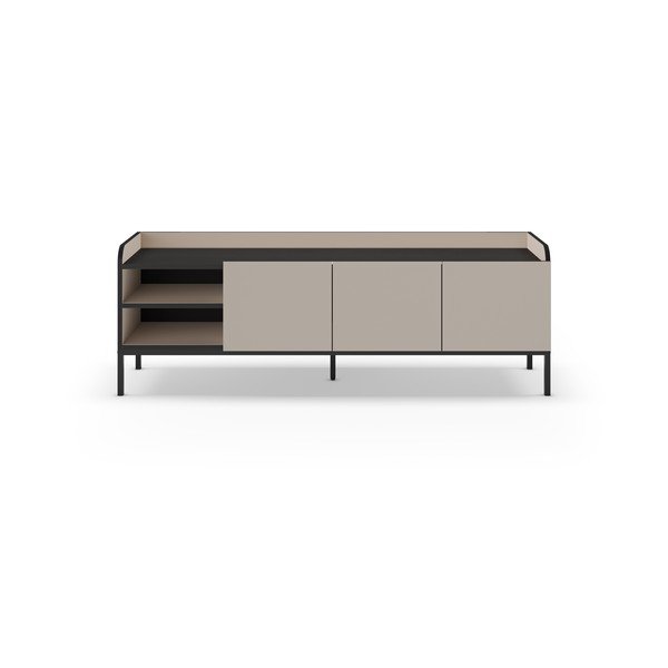 Kreminės spalvos TV spintelė 160x55x42 cm Adara – Marckeric