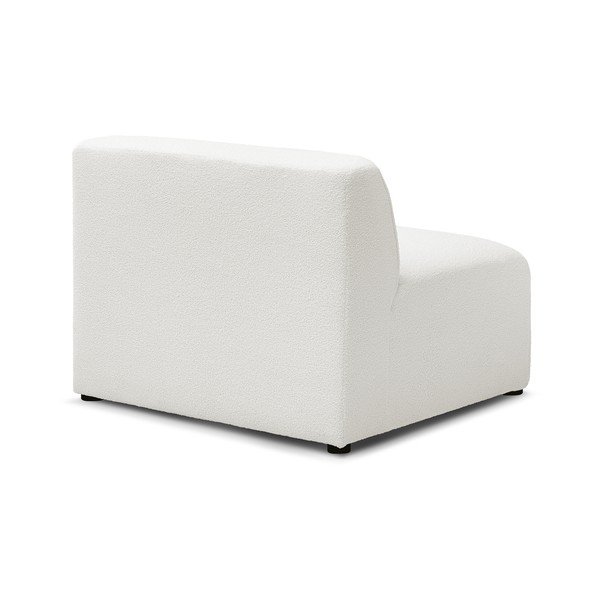 Baltos spalvos iš boucle modulinė sofos dalis (modulinė) Megeve – Bobochic Paris-image-4