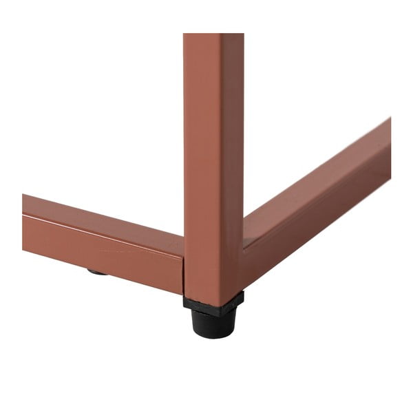 Terakotos spalvos naktinis staliukas Nara – Ixia-image-3