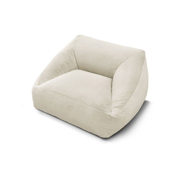 Kreminės spalvos sėdmaišis iš dirbtinio kailio Lilibet – Bobochic Paris-image-3