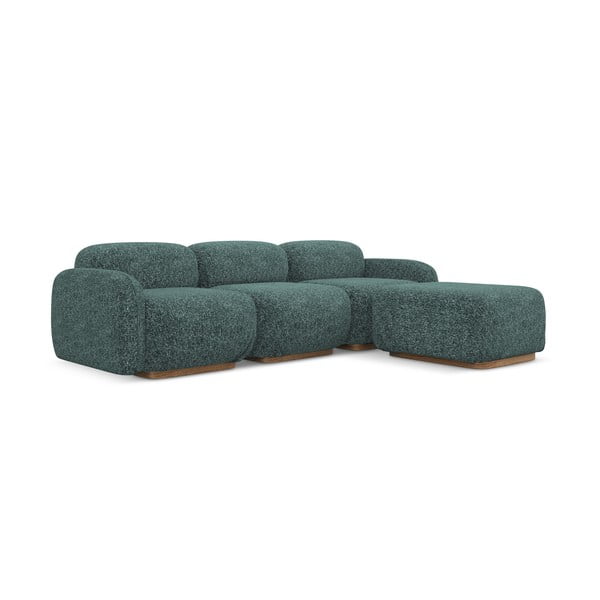 Turkio spalvos modulinė kampinė sofa (kintama) Ailani – Makamii-image-2