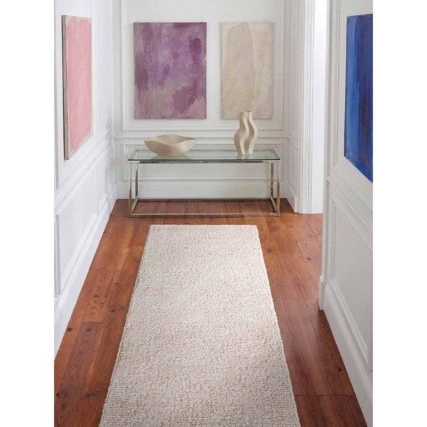 Rankų darbo dramblio kaulo spalvos kilimas 80x300 cm Notting Hill Portobello – Ted Baker-image-1