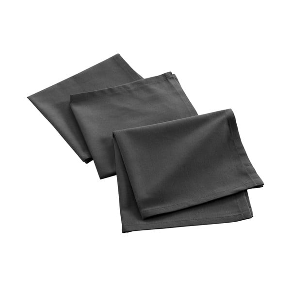 Iš tekstilės servetėlės 3 vnt. 40x40 cm Mistral – douceur d'intérieur