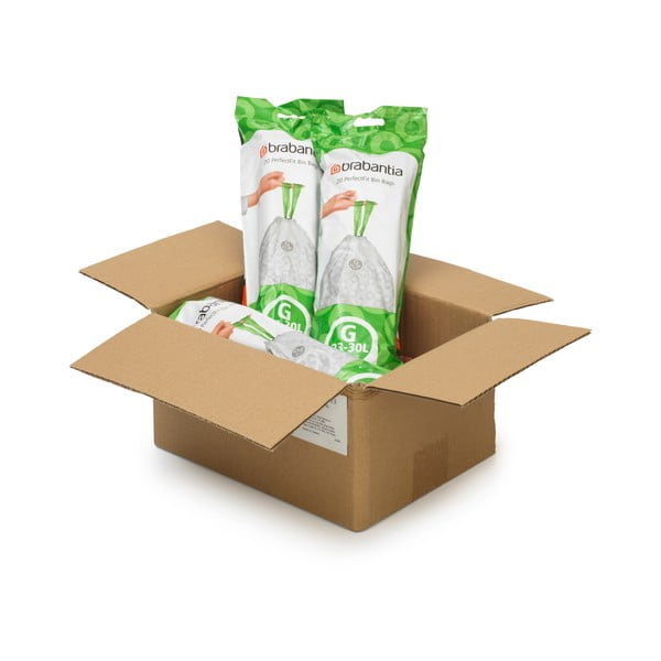Šiukšlių maišai 120 vnt. 30 l PerfectFit G – Brabantia-image-1