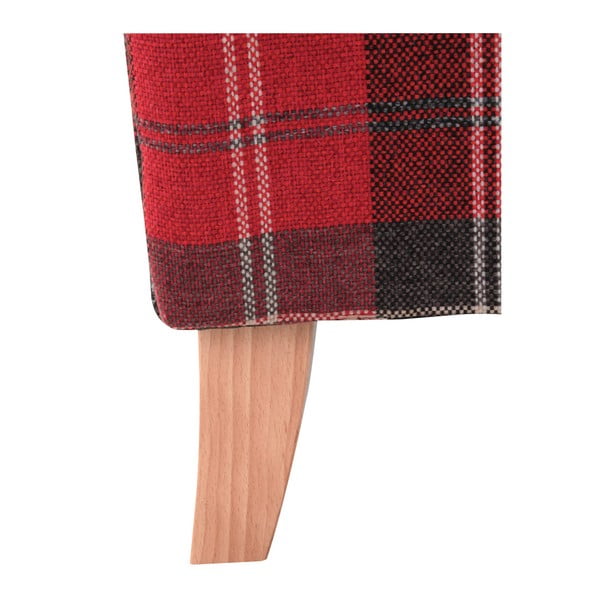 Raudonas languotas fotelis Max Winzer Lorris Vintage-image-2