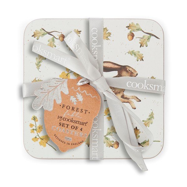 Taupe spalvos iš kamščio padėkliukai 4 vnt. Forest Fable – Cooksmart ®-image-2