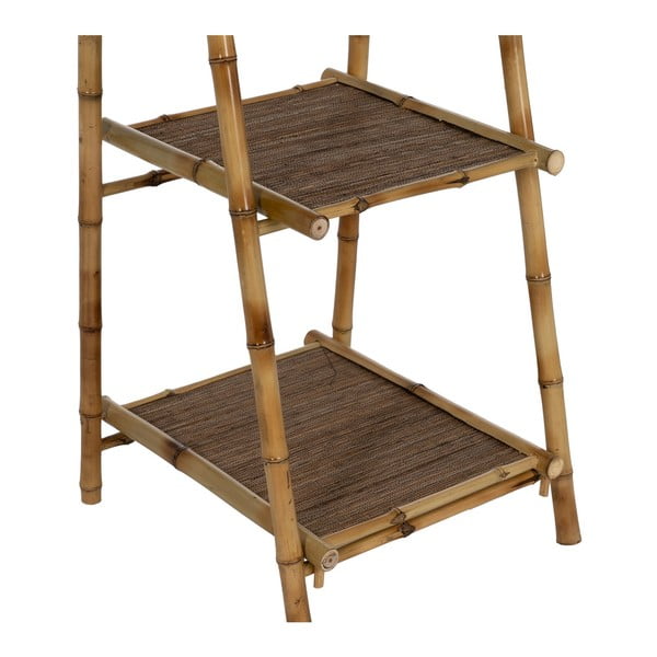 Natūralios spalvos iš bambuko pastatoma lentyna 48x152x50 cm Manali – Ixia-image-3