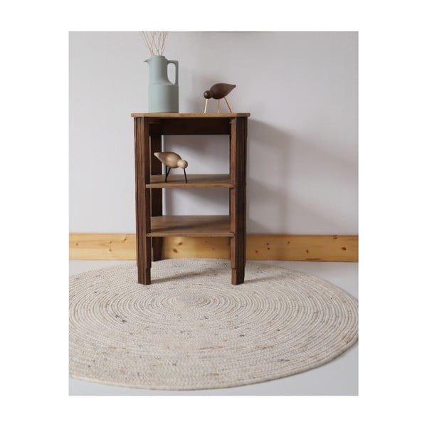 Vaikiškas kilimas kreminės spalvos ø 110 cm Neethu Avoine – Nattiot-image-2