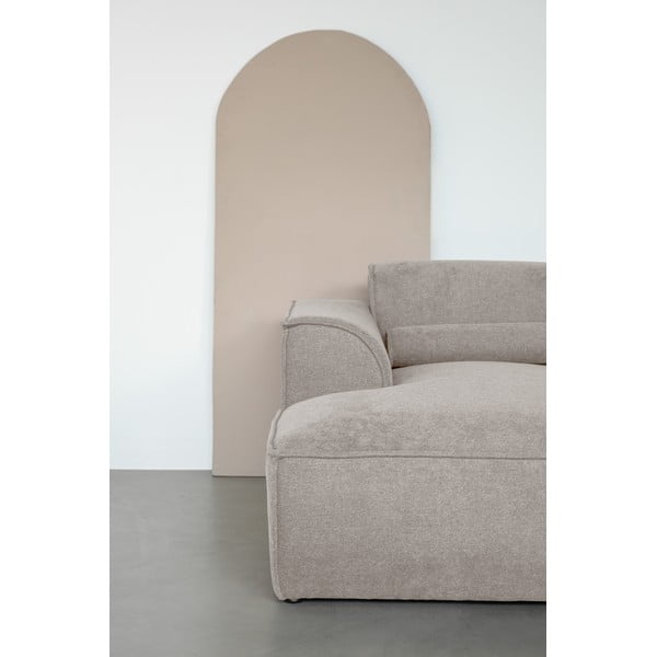 Kampinė sofa smėlio spalvos (su kairiuoju kampu) Flex Felix – Miuform-image-4