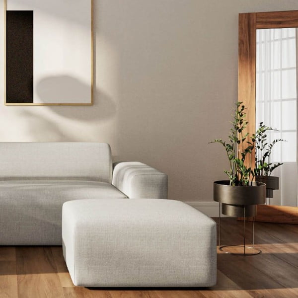 Smėlio spalvos kampinė sofa (su kairiuoju kampu/su gultu) Villet – Rodier-image-4
