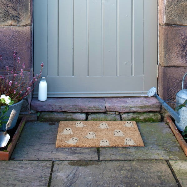 Iš kokoso pluošto grindų kilimėlis 40x60 cm Ghost – Artsy Doormats-image-4