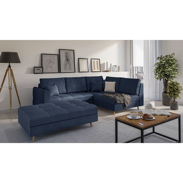 Taburetė tamsiai mėlynos spalvos Ariella – Ropez-image-2