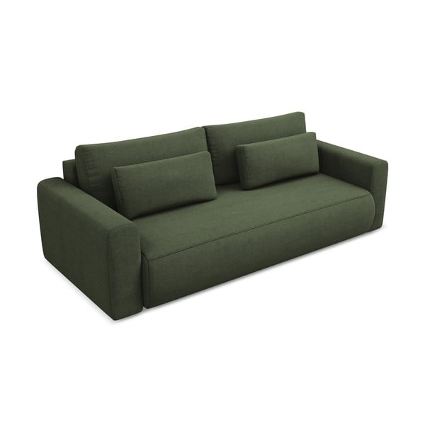 Khaki spalvos sulankstoma/su sandėliavimo vieta sofa 238 cm Kapua – Makamii-image-4