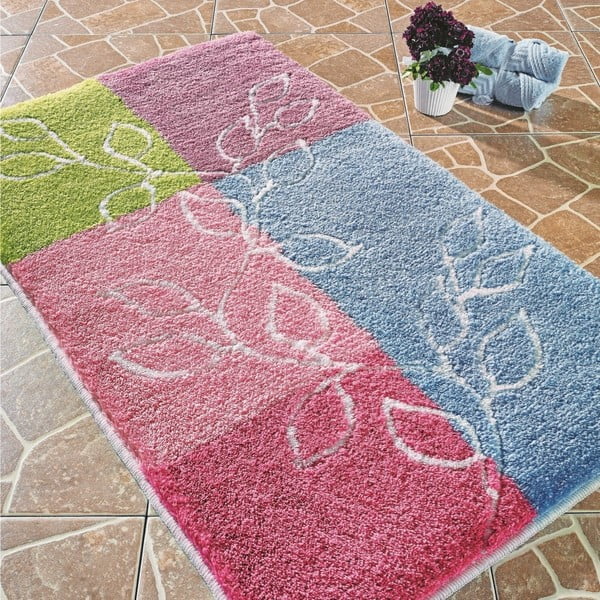 Spalvotas vonios kilimėlis "Confetti" Vonios kilimėliai "Lagina", 70 x 120 cm