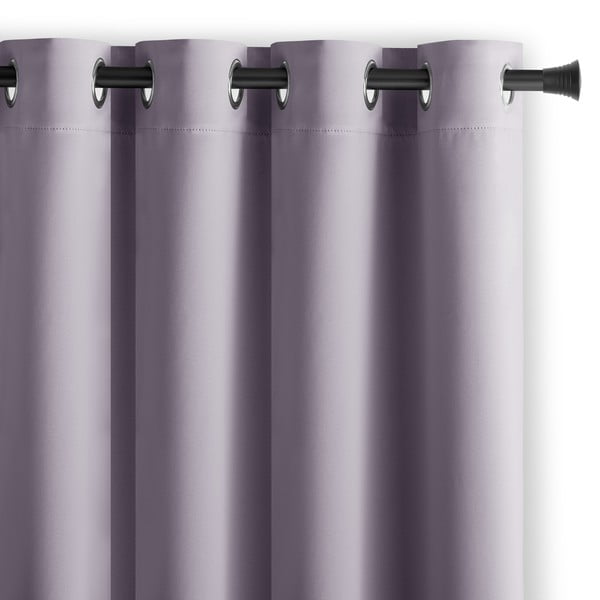 Pilkai rožinės spalvos pritemdymas (dalinis užtemimas) užuolaida 140x175 cm Kierra – Restilo