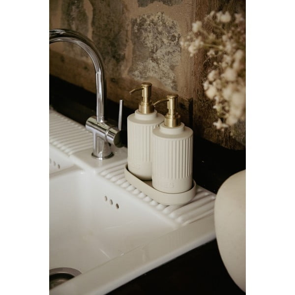 Kreminės spalvos iš keramikos stovas skalbimo reikmenims Heidi – Wenko-image-1