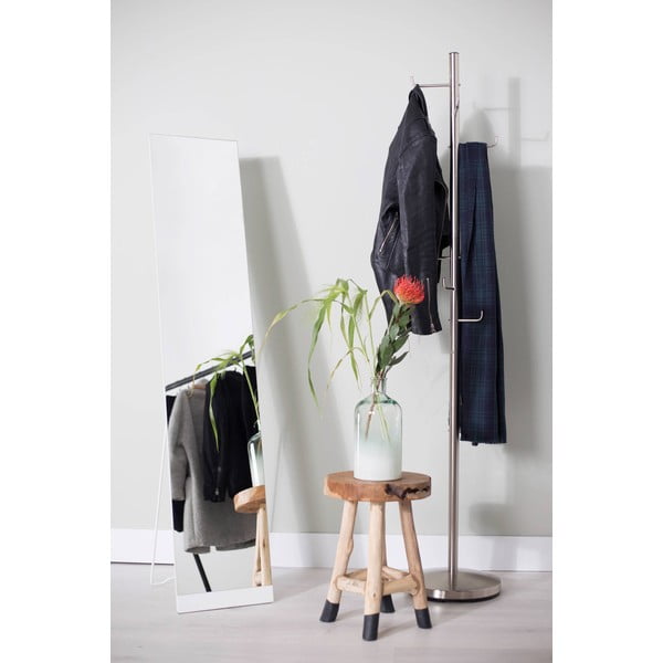 Baltas grindų veidrodis Stand-image-1