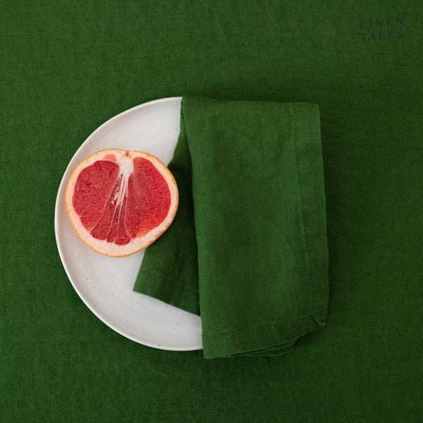 Iš lino padėkliukas 35x45 cm True Green – Linen Tales-image-1