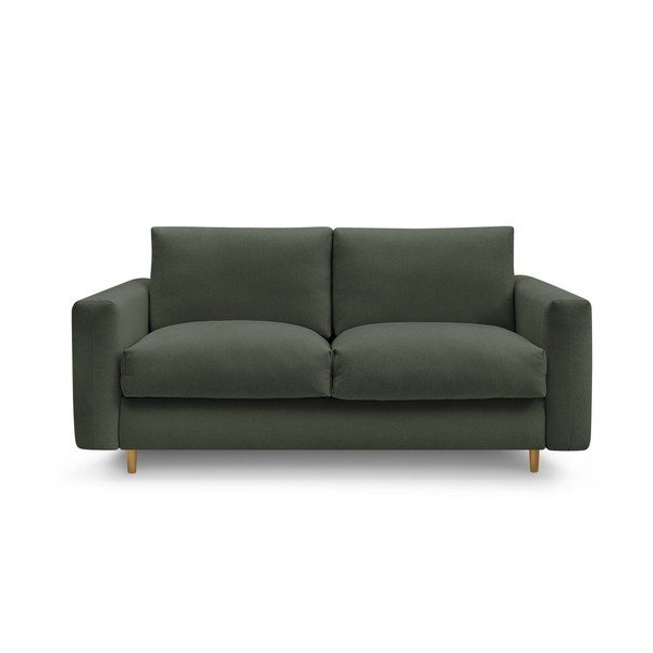 Žalios spalvos sofa miegojimui/sulankstoma 220 cm Cocoone – Bobochic Paris