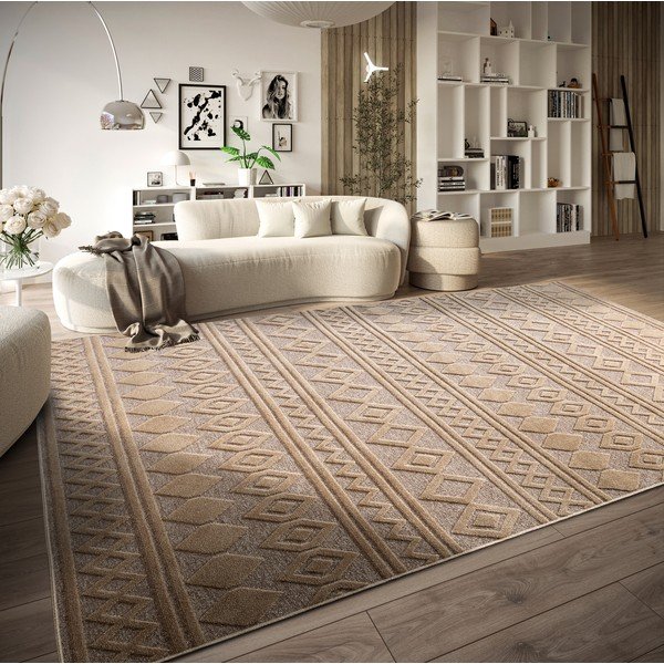 Iš perdirbto pluošto kilimas smėlio spalvos 200x290 cm Catherine – Villeroy&Boch-image-1