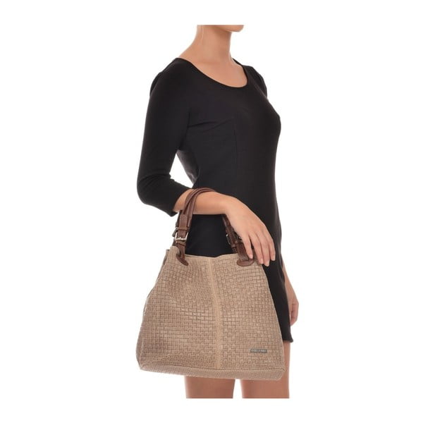 Rudos ir pilkos odos rankinė Isabella Rhea 858-image-1