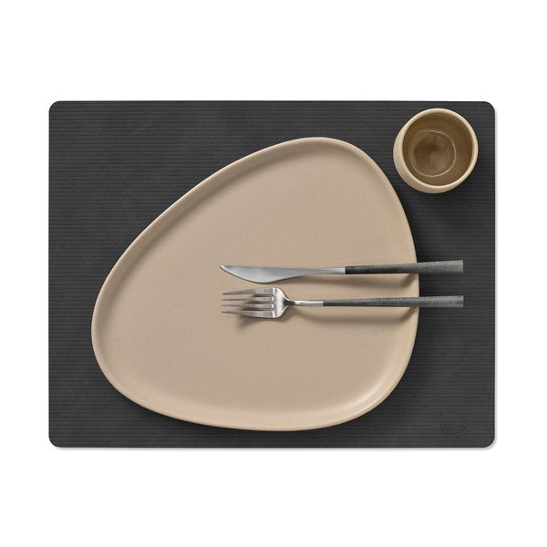 Iš eko odos padėkliukas 35x45 cm Square L Corduroy – LIND DNA-image-2