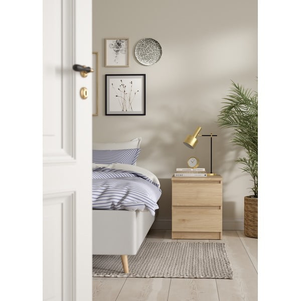 Ąžuolo dekoro naktinis staliukas Naia - Tvilum-image-1