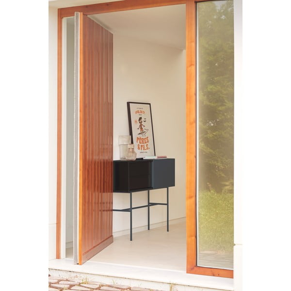 Konsolinis staliukas juodos spalvos/antracito spalvos 35x110 cm Nube – Teulat-image-1