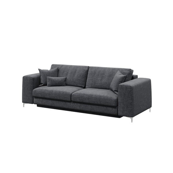 Tamsiai pilka sofa-lova Devichy Rothe, 256 cm-image-2
